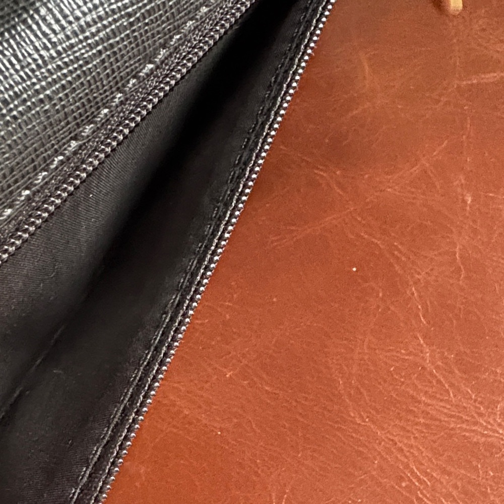 Coach Black Leather Clutch Wallet - Picture 6 of 15